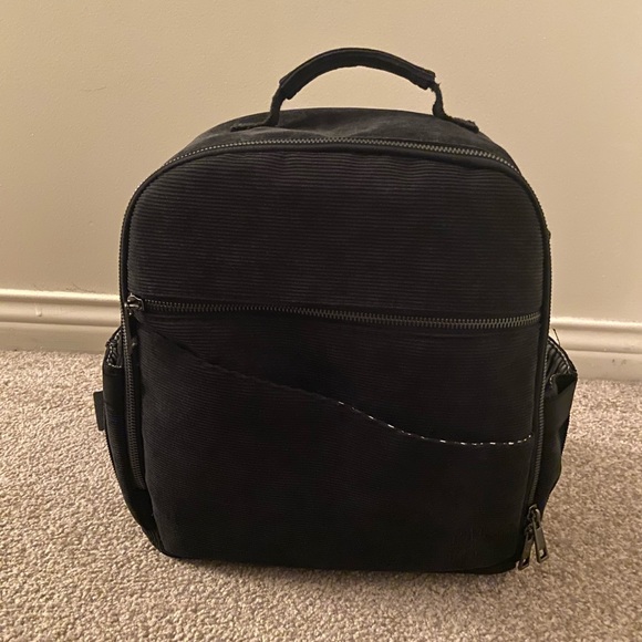 Handbags - Rad Rev Kids Diaper / Travel Backpack Bag - Black Corduroy